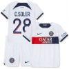 Conjunto (Camiseta+Pantalón Corto) Paris Saint-Germain C. Soler 28 Segunda Equipación 23-24 - Niño